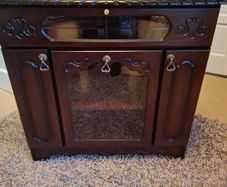 mahogany tv unit