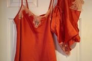 Hunkemoller Noir satin pyjama set