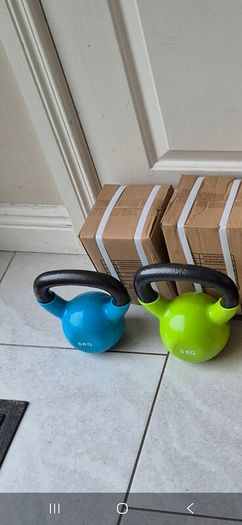 2xbrand cast iron kettlebells