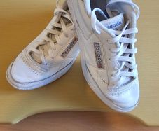 White Reebok leather sneakers, size 42 (8)