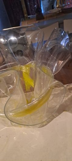 1972 Perspex Handkerchief Bowl Rare
