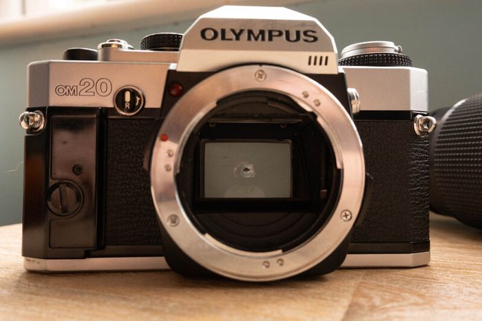 1980s Olympus OM-20 camera
