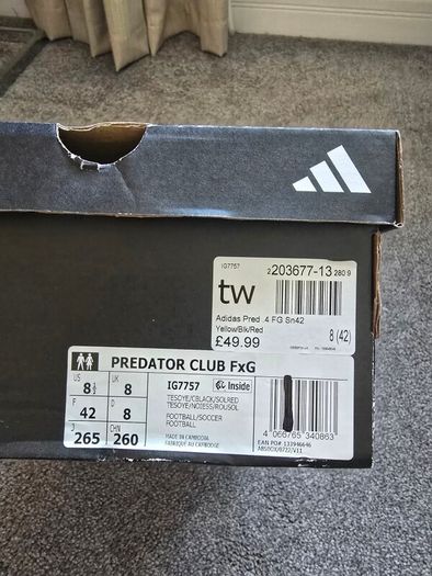 Football boots Predator ADIDAS