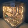 High-End Gaming PC - Ryzen 7 9800X3D - RTX 3080 - 32GB DDR5 - White Build - Like new Image 2