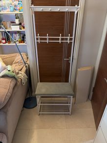 Coat and shoe rack