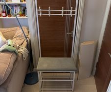 Coat and shoe rack