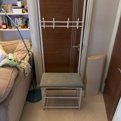 Coat and shoe rack