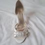 Barratts heels 3" and purse rose gold size 4 shoes worn once bag new Image 2