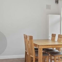 Karel Mintjens Solid Oak Dining Table (220x95cm) + 6 Chairs"