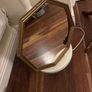Offers Welcome- Octagonal Gold Framed Wall Mirror 38 cm square Image 3