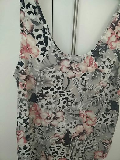 Only Pink Floral and Grey top