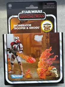 Star Wars Vintage Collection - Delux Imperial Incinerator Trooper & Grogu