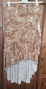 Wrap Print Skirt