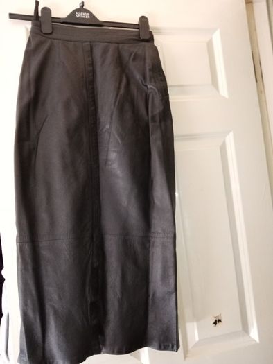 Vintage Reale Leather Skirt