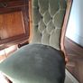 Victorian tufted upholstered chair Image 2