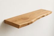 Live Edge Oak Floating Shelf | Made to Measure | Handmade in Ireland