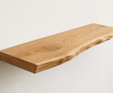 Live Edge Oak Floating Shelf | Made to Measure | Handmade in Ireland