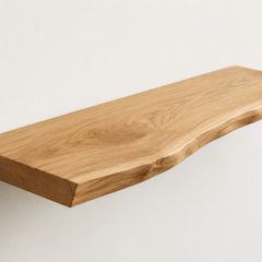 Live Edge Oak Floating Shelf | Made to Measure | Handmade in Ireland