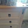 solid chest of drawers in cream Image 2