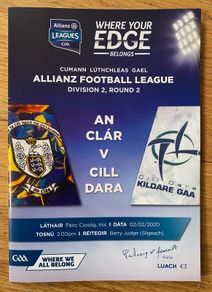 2020 Clare v Kildare - Allianz GAA National Football League