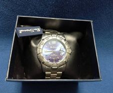 Men's Ben Sherman S098 Sports Quartz Watch Blue Sunburst Dial Working Order