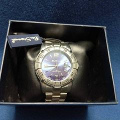 Men's Ben Sherman S098 Sports Quartz Watch Blue Sunburst Dial Working Order