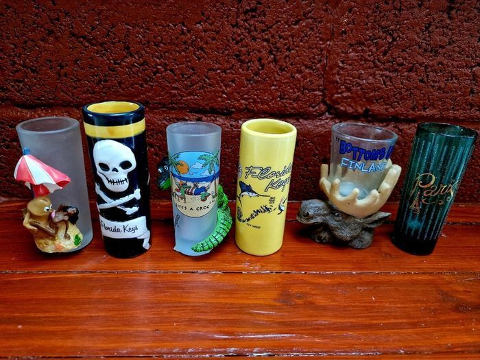 Shot glasses collection