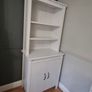 White wooden dresser with shelving Image 2