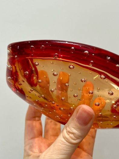 Art Glass Murano Style Bowl