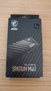 New Msi Spatium M461 M.2 NVMe SSD 1tb