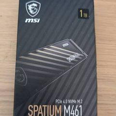 New Msi Spatium M461 M.2 NVMe SSD 1tb