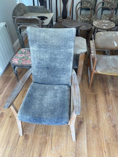 Antique chairs and stools