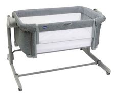 Chicco Next2Me Magic Evo Bedside Crib Dark Grey