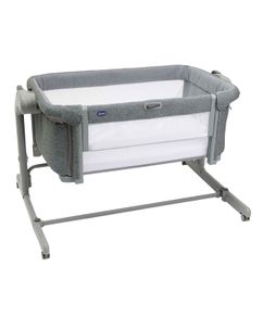 Chicco Next2Me Magic Evo Bedside Crib Dark Grey
