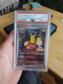 detective pikachu 098 psa 10 pokemon