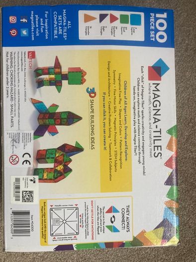 Magna tiles 100 piece set