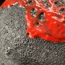 Mid Century fat lava vase Image 10