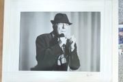 Photo of Leonard Cohen.