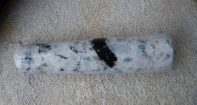 Moonstone/Black Tourmaline wand, Crystals, Gemstones, Moonstone