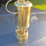 old Welsh brass miners lamp Image 4