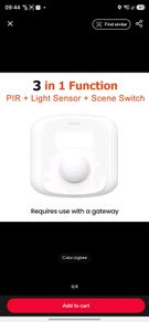Zigbee motion sensor
