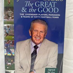SIGNED John Giles The Great & The Good Hardback Leeds Ireland Football Legend