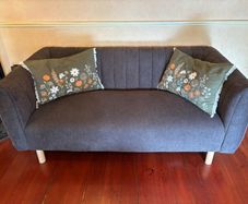 Sofa Including 2 Pillows