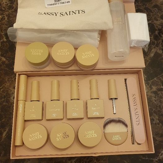 Sassy Saints at home nail manicure kit+ extras