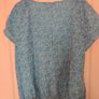 Brand New blue floral Bm top size UK22 EU50 postage included Image 4