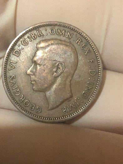 George VI half penny  x 36 Pictures