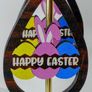Hollow Out Waterdrop Easter Bunnies Earrings Image 2