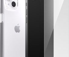 Speck Presidio Perfect Clear + Shieldview Bundle Apple iPhone 13, iPhone 14 (Excellent case + Screen Protector)