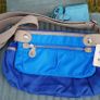 Brand New Fossil Gwen Top Zip Blue Ladies Shoulder Bag Image 2