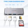 Rocketek Mini Dock Combo USB 3.0 Hub + HDMI 4K@30Hz & SD/TF Card Reader Aluminum Alloy (Brand New/Warranty) Image 7